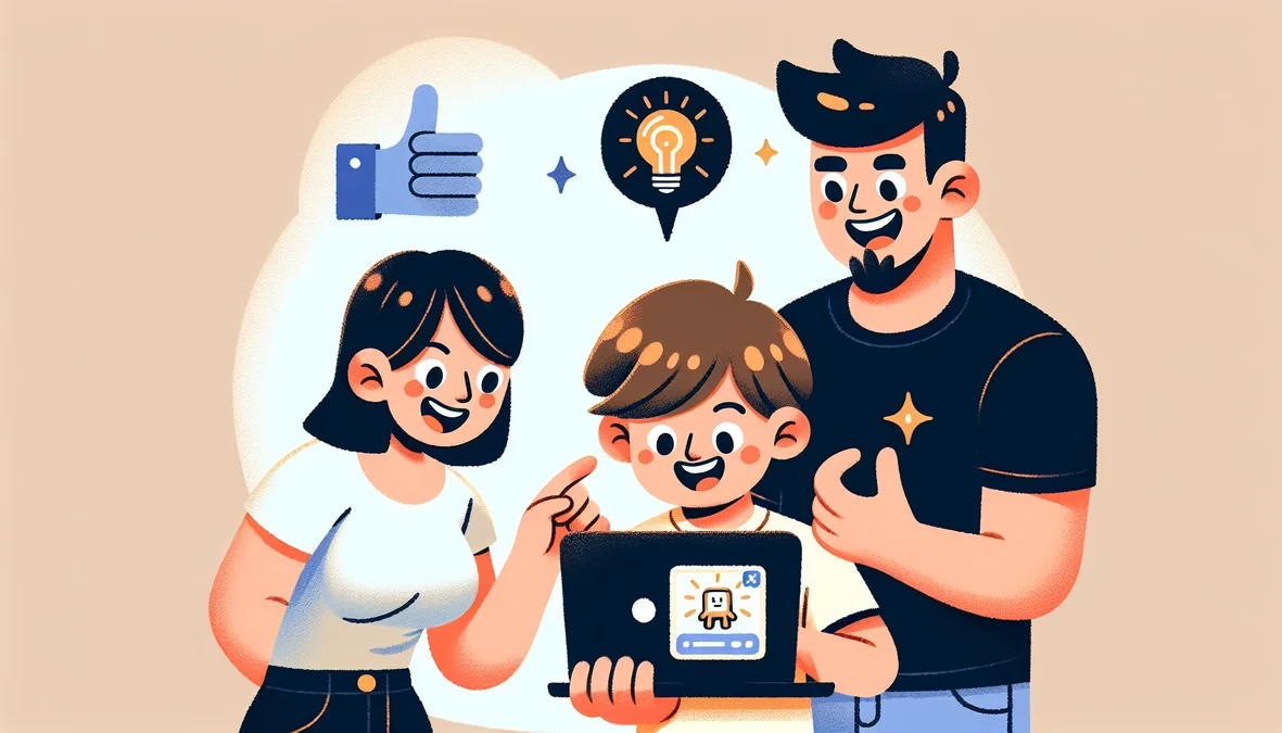 Child learning to code online with a professional instructor